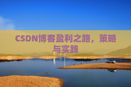 CSDN博客盈利之路，策略与实践